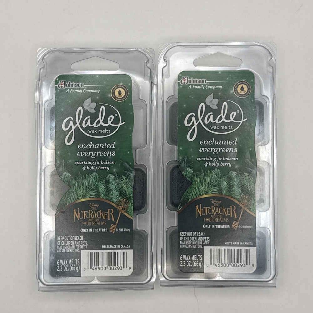 Glade‎ Enchanted Evergreens Wax Melts 11 New Cubes - 1 Cube Missing